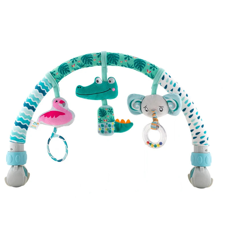 Arco de brinquedo - brinquedo de berço removível, sino de brinquedo para recém-nascidos